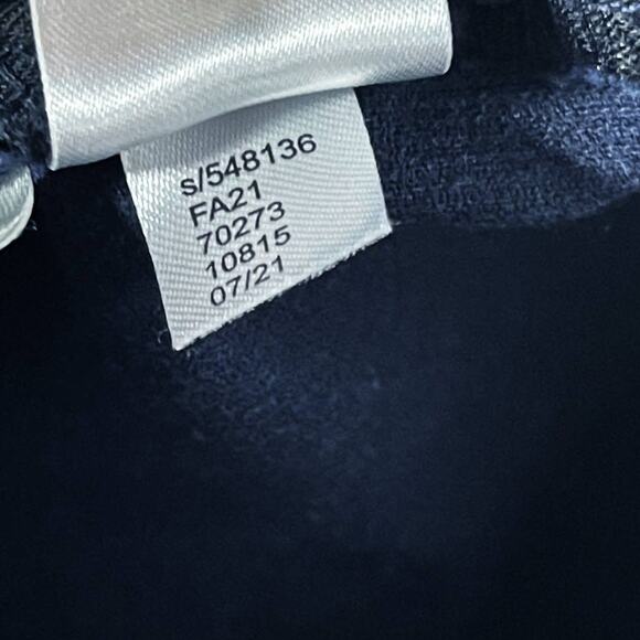 LOFT Size 28 / 6 Navy Blue Curvy Skinny Corduroy Pants High Waist Cotton Modal - Picture 10 of 11